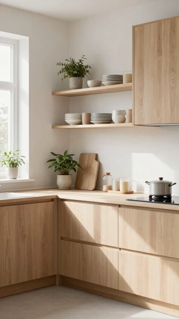 17 Scandinavian Kitchen Design Ideas: Simple, Light, and Beautiful - 1. Embrace Light Wood Cabinetry 1