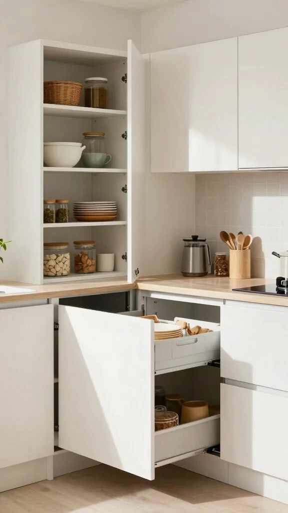 17 Scandinavian Kitchen Design Ideas: Simple, Light, and Beautiful - 14. Smart Storage Solutions 1
