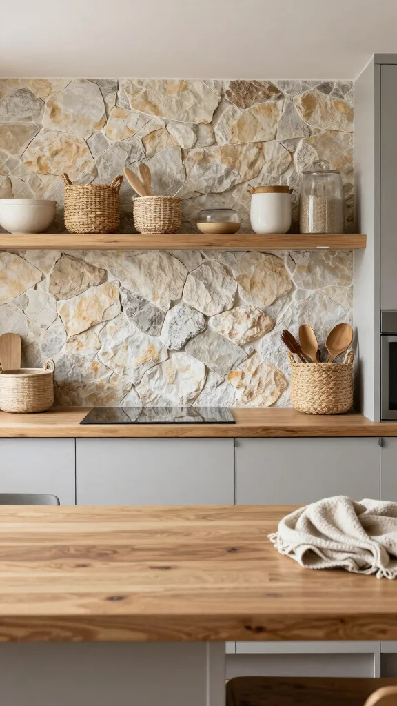 17 Scandinavian Kitchen Design Ideas: Simple, Light, and Beautiful - 6. Textured Elements 1