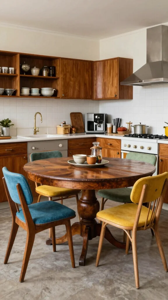 18 Classic Kitchen Design Ideas: Timeless Elegance for Every Home - 12. Vintage Furniture: Timeless Pieces 1