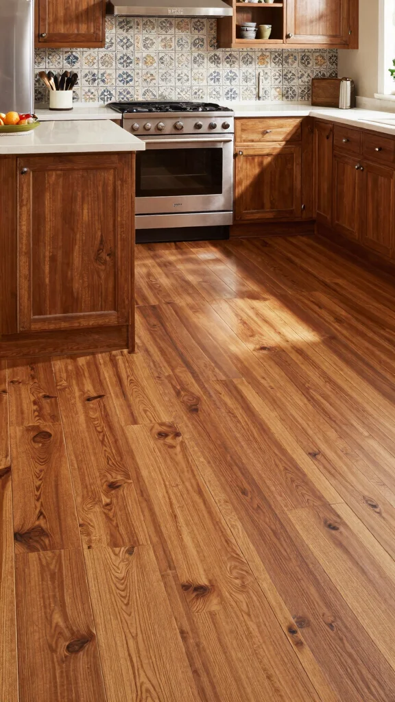 18 Classic Kitchen Design Ideas: Timeless Elegance for Every Home - 17. Timeless Flooring: Durable and Stylish 1