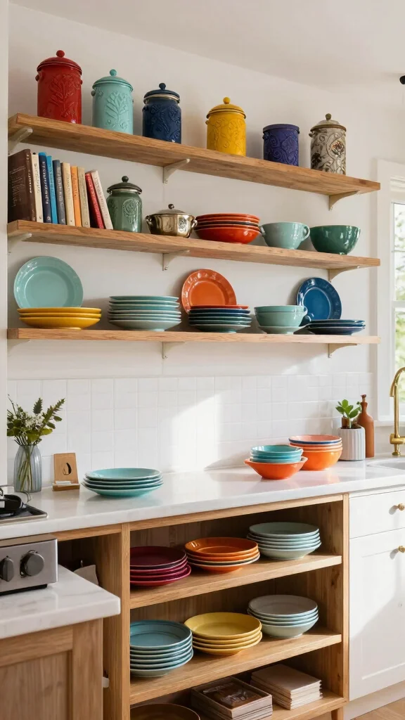 18 Classic Kitchen Design Ideas: Timeless Elegance for Every Home - 6. Open Shelving: Display Your Style 1