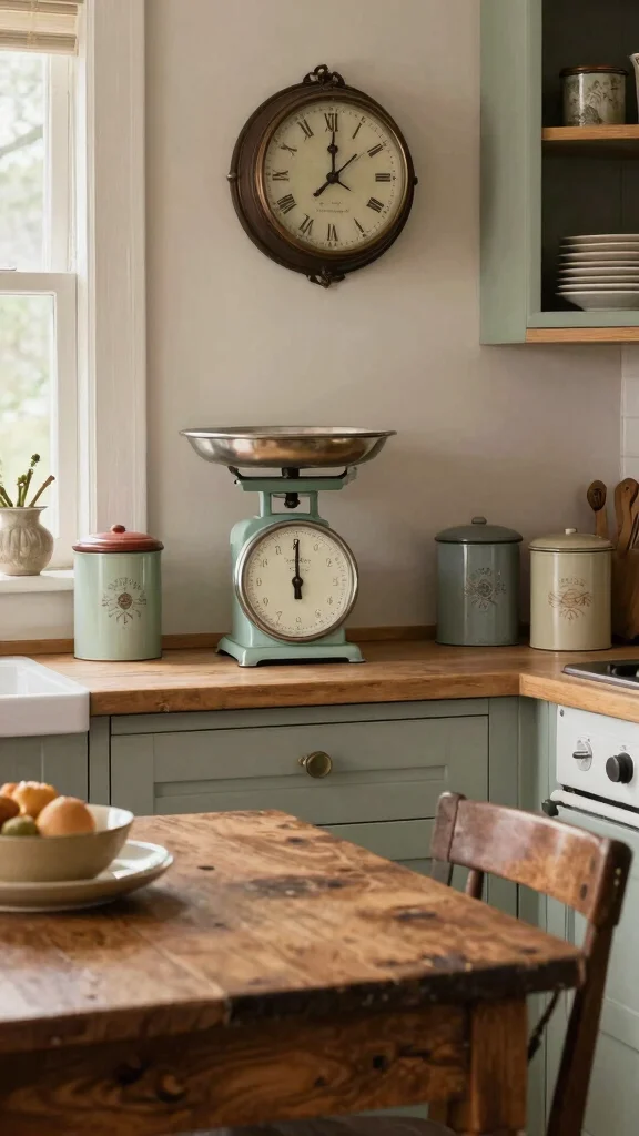 18 Classic Kitchen Design Ideas: Timeless Elegance for Every Home - 8. Antique Accents: Adding Character 1