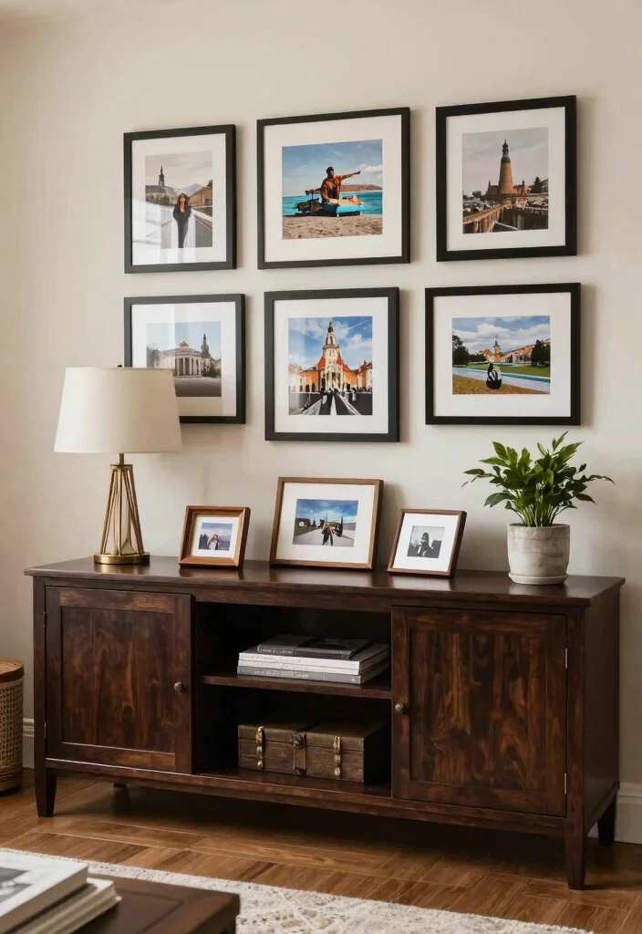 18 Dark Brown Furniture Living Room Decor and Interior Design Ideas - 17. Personal Touches 1