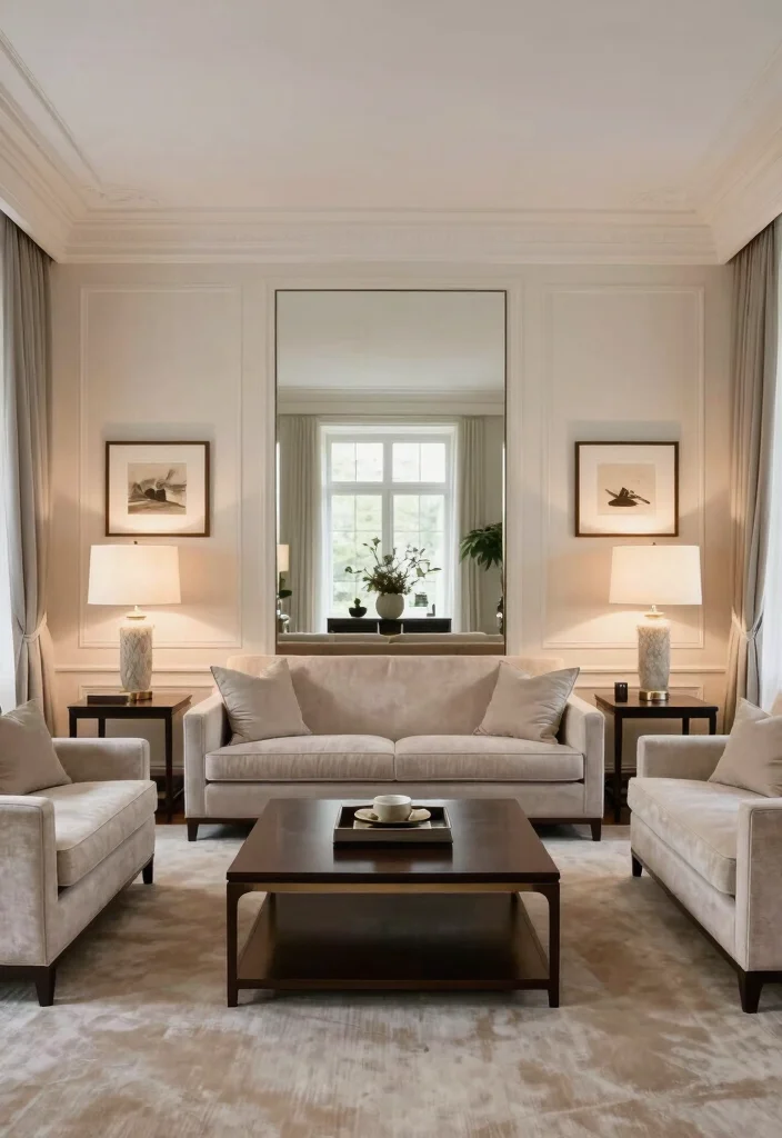 18 Furniture Layout Ideas for Long Living Rooms - 5. Embrace Symmetry 1