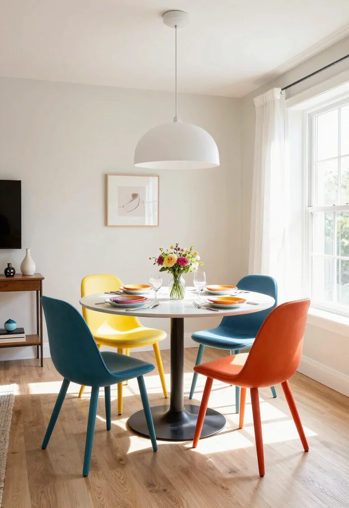 18 Furniture Layout Ideas for Long Living Rooms - 8. Add a Dining Area 1