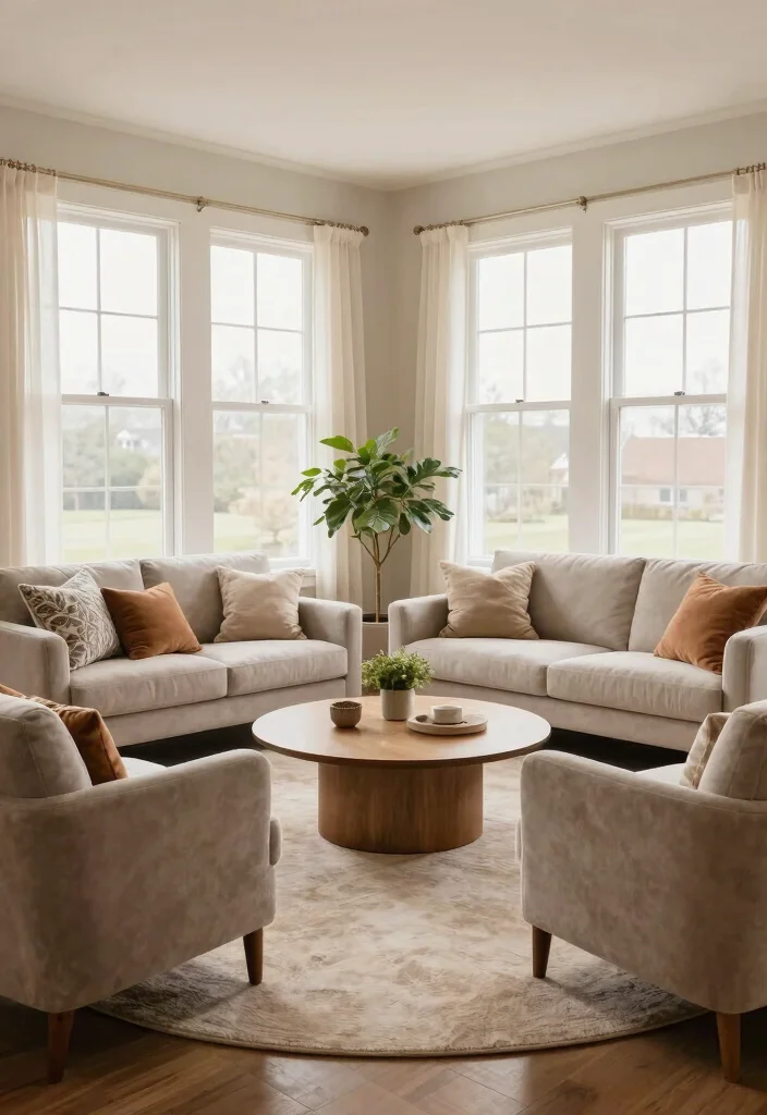18 How to Set Up Living Room Furniture for Best Flow - 4. Arrange Seating for Conversation 1