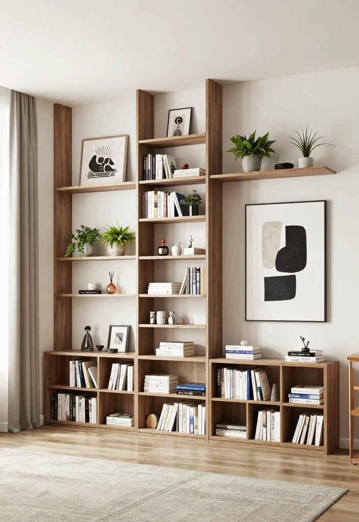 18 How to Set Up Living Room Furniture for Best Flow - 5. Utilize Vertical Space 1