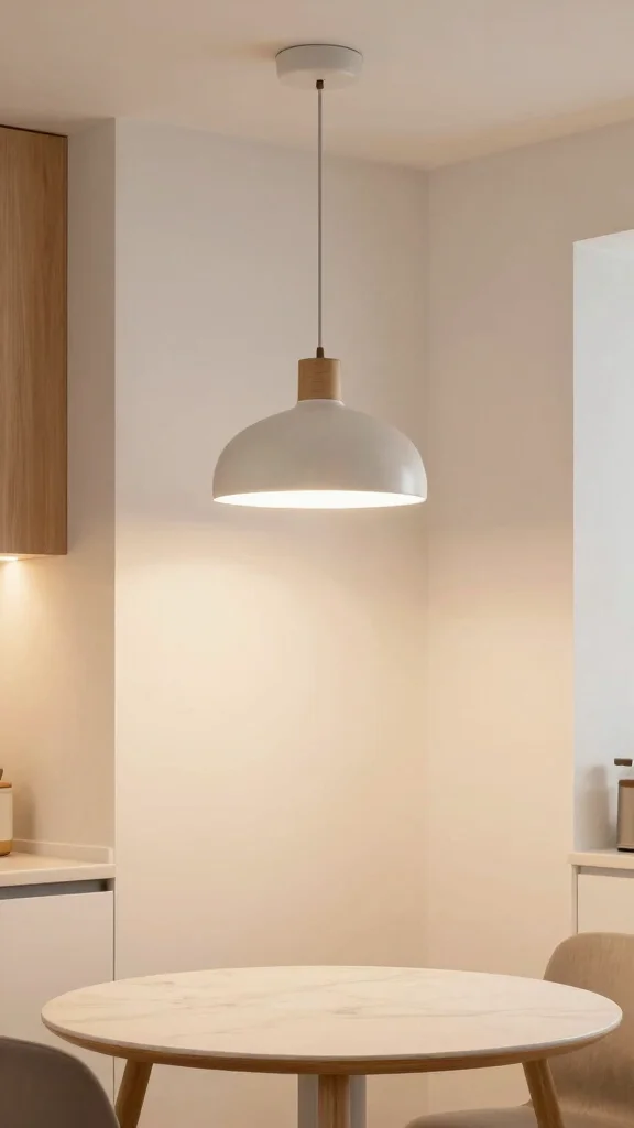 18 Kitchen Corner Design Ideas: Maximize Unused Space - 12. Chic Corner Lighting 1