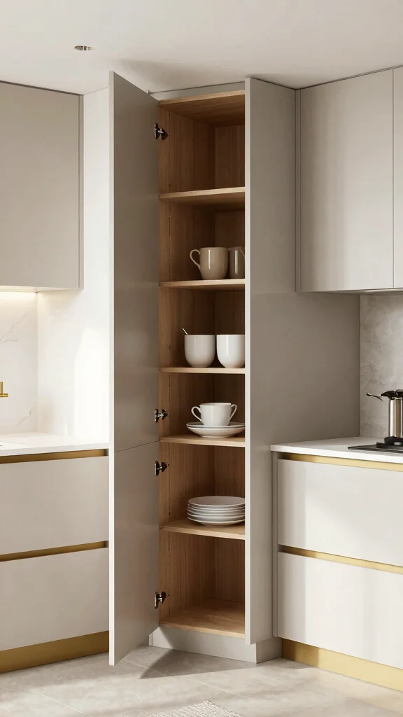 18 Kitchen Corner Design Ideas: Maximize Unused Space - 2. Corner Cabinets for Hidden Storage 1