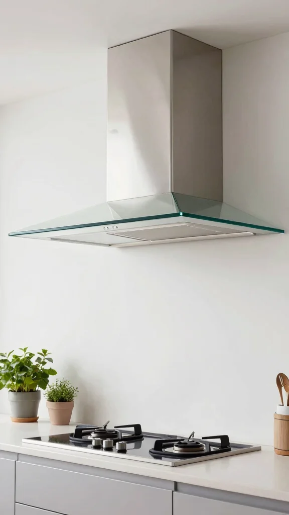 18 Kitchen Hood Design Ideas: Range Hoods That Make a Statement - 8. Glass Canopy Hoods 1