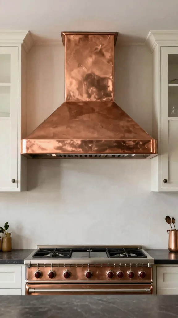 18 Kitchen Hood Design Ideas: Range Hoods That Make a Statement - 9. Copper Chic 1