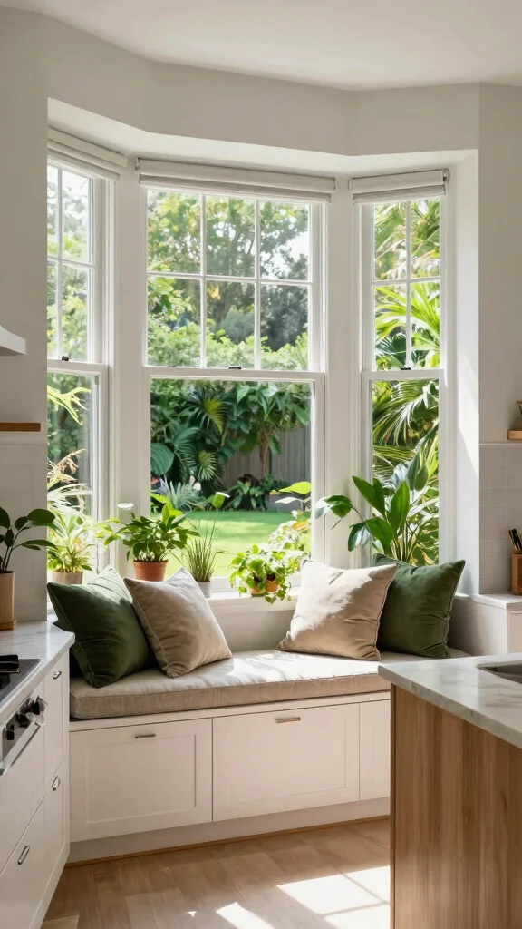 18 Kitchen Window Design Ideas: Natural Light & Style - 1. Large Bay Windows for a Spacious Feel 1