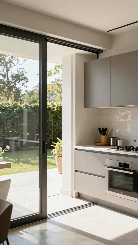 18 Kitchen Window Design Ideas: Natural Light & Style - 16. Sliding Windows for Convenience 1
