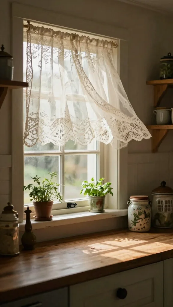 18 Kitchen Window Design Ideas: Natural Light & Style - 7. Vintage Window Frames for a Retro Touch 1