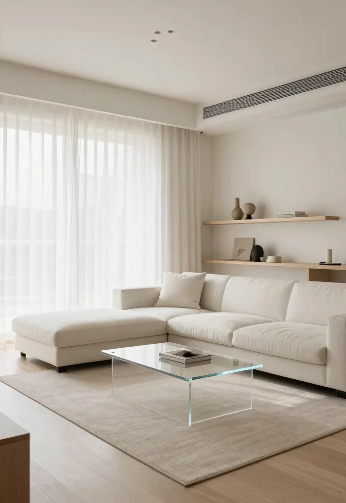 18 L-Shaped Living Room Layout and Furniture Placement Tips - 10. Keep It Open and Airy 1