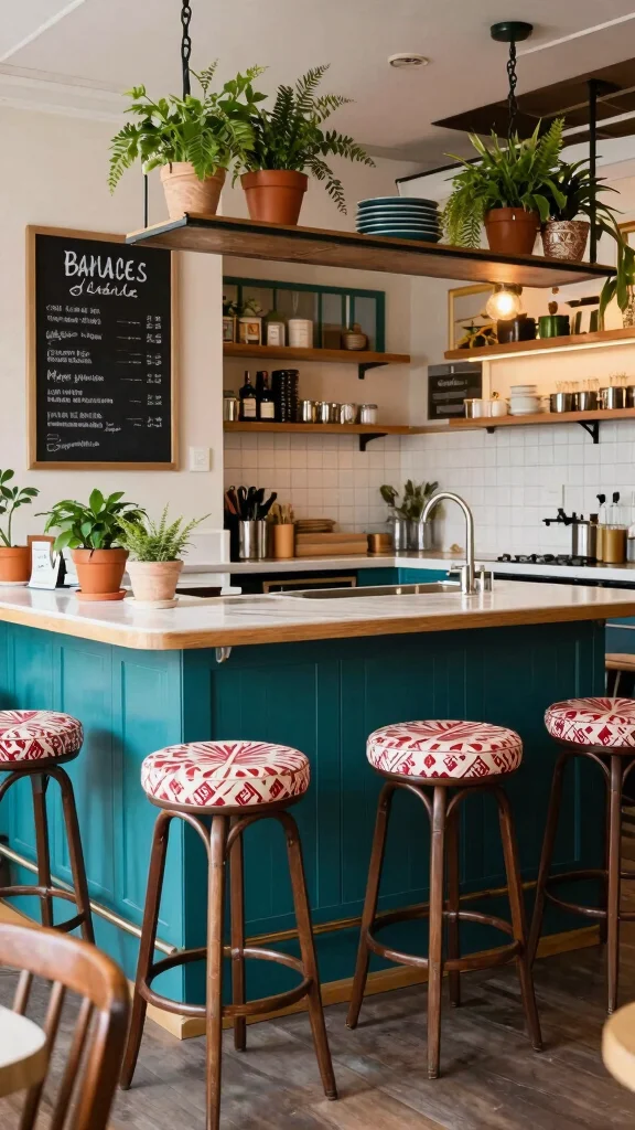 18 Restaurant Kitchen Design Ideas: Professional Layouts for Home - 11. Chic Bistro Style 1