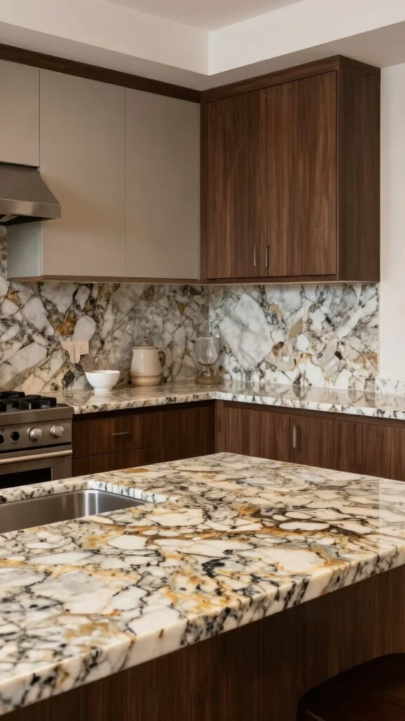 18 Restaurant Kitchen Design Ideas: Professional Layouts for Home - 13. Granite Countertops for Durability 1