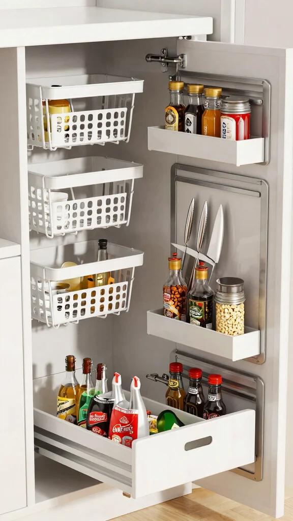 18 Restaurant Kitchen Design Ideas: Professional Layouts for Home - 5. Smart Storage Solutions 1