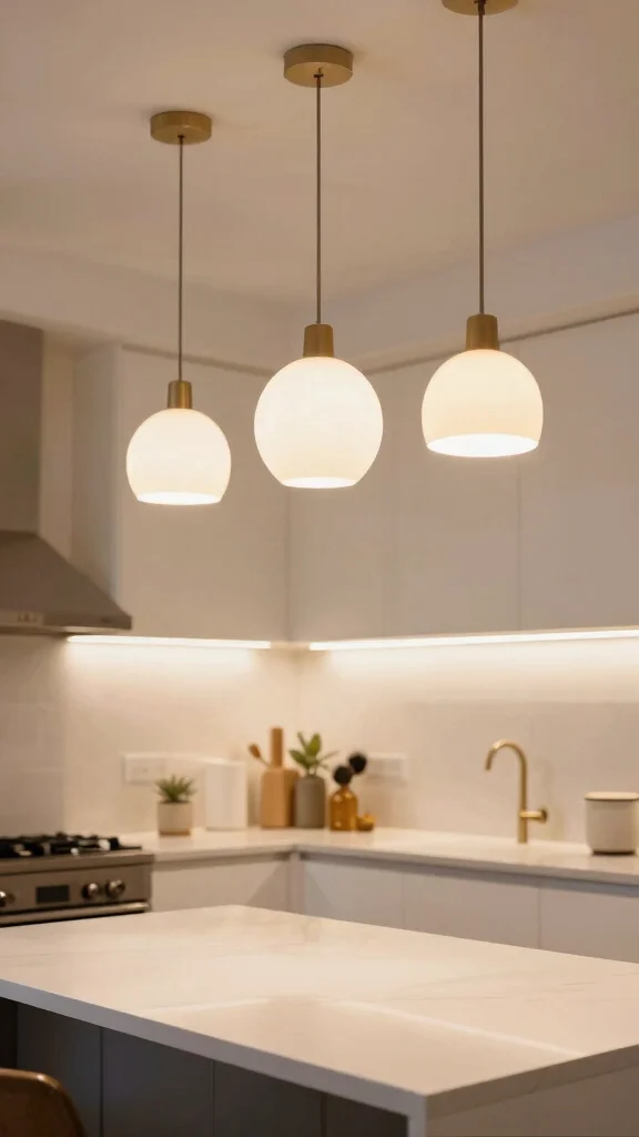 18 Restaurant Kitchen Design Ideas: Professional Layouts for Home - 6. Bright Lighting Designs 1