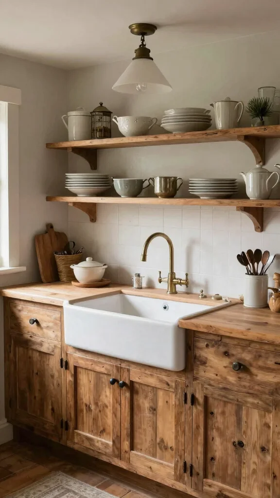 18 Restaurant Kitchen Design Ideas: Professional Layouts for Home - 8. Farmhouse Charm 1