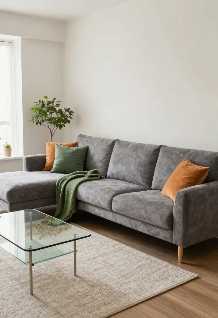 18 Sofa Set Ideas for Living Room Furniture - 1. Versatile Sectional Sofa 1