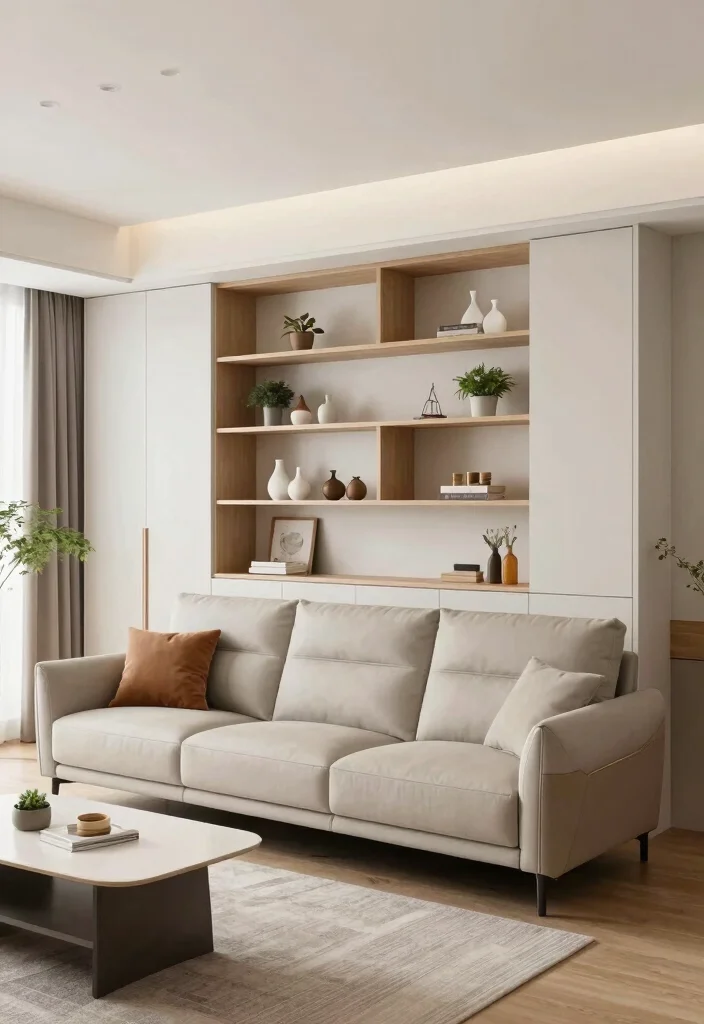 18 Sofa Set Ideas for Living Room Furniture - 15. Integrated Sofa Units 1