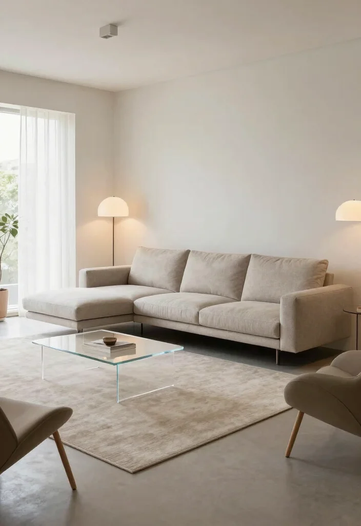 18 Sofa Set Ideas for Living Room Furniture - 8. Floating Sofa Concept 1