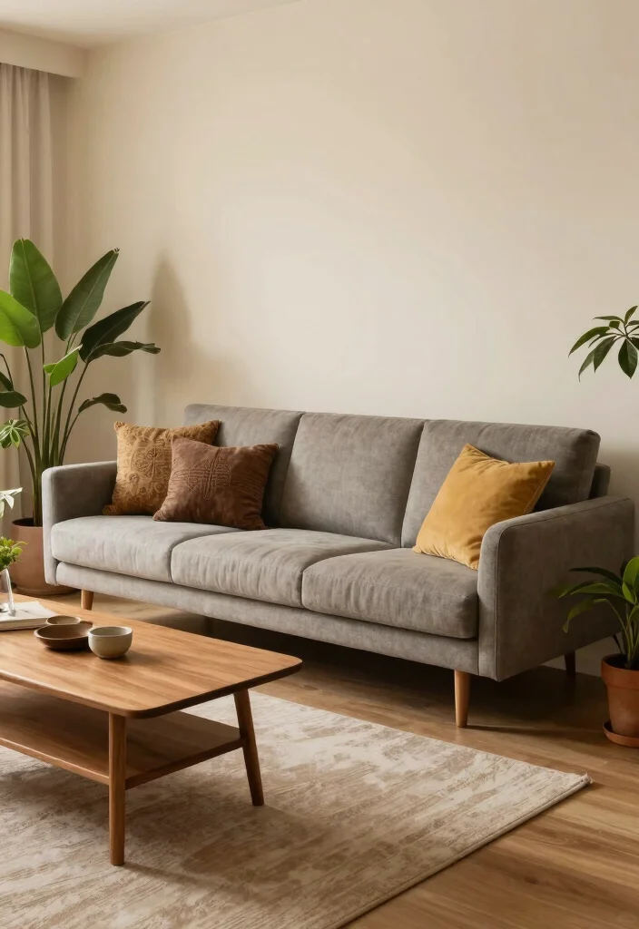 18 Sustainable Mid-Century Modern Living Room Furniture Ideas - 1. Sustainable Upholstered Sofas 1