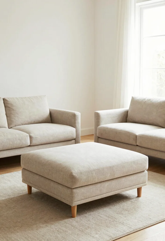 18 Sustainable Mid-Century Modern Living Room Furniture Ideas - 11. Multi-Functional Furniture 1