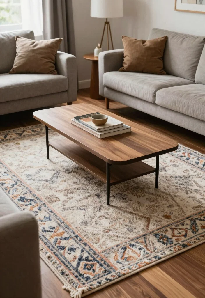 18 Tips on How to Arrange Living Room Furniture for Maximum Comfort - 15. Use Area Rugs to Define Spaces 1