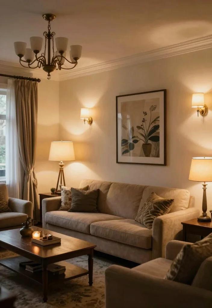 18 Tips on How to Arrange Living Room Furniture for Maximum Comfort - 5. Light it Right 1