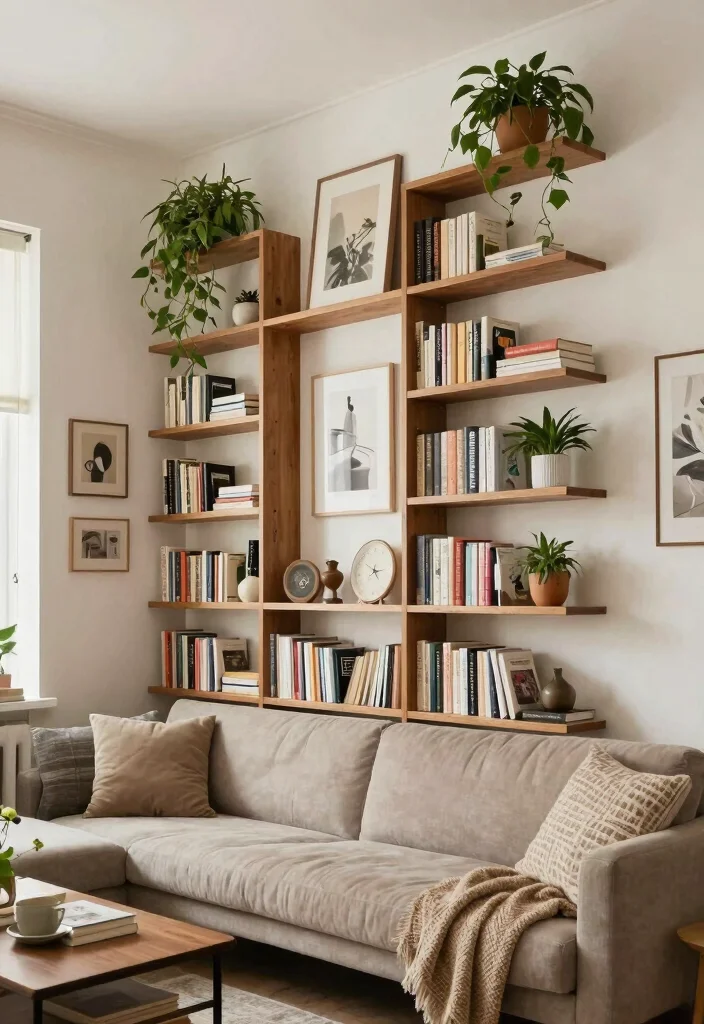 18 Tips on How to Arrange Living Room Furniture for Maximum Comfort - 9. Optimize Vertical Space 1