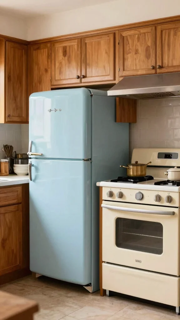 18 Traditional Kitchen Design Ideas: Time-Honored Styles That Never Fade - 12. Vintage-inspired Appliances 1