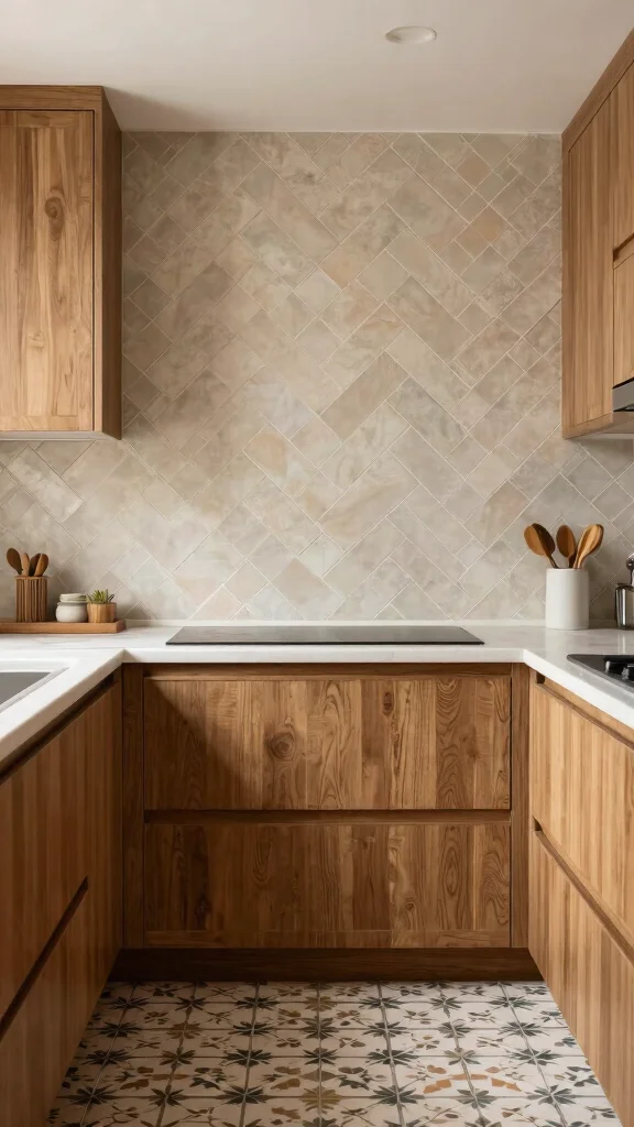 18 Traditional Kitchen Design Ideas: Time-Honored Styles That Never Fade - 14. Timeless Tile Patterns 1