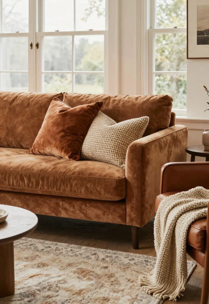 18 Two Seating Areas Living Room Layout and Furniture Arrangement - 9. Layered Textures 1