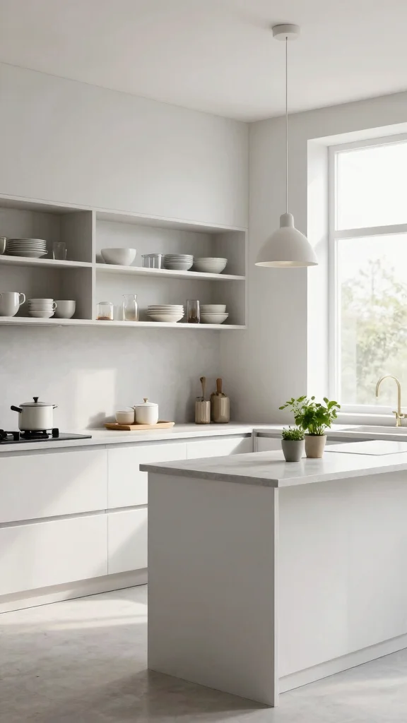 18 U-Shaped Kitchen Design Ideas: Functional Layout & Style Tips - 1. The Minimalist U-Shape 1