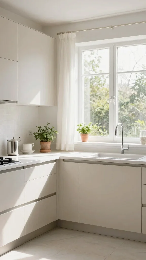 18 U-Shaped Kitchen Design Ideas: Functional Layout & Style Tips - 4. Bright and Airy 1