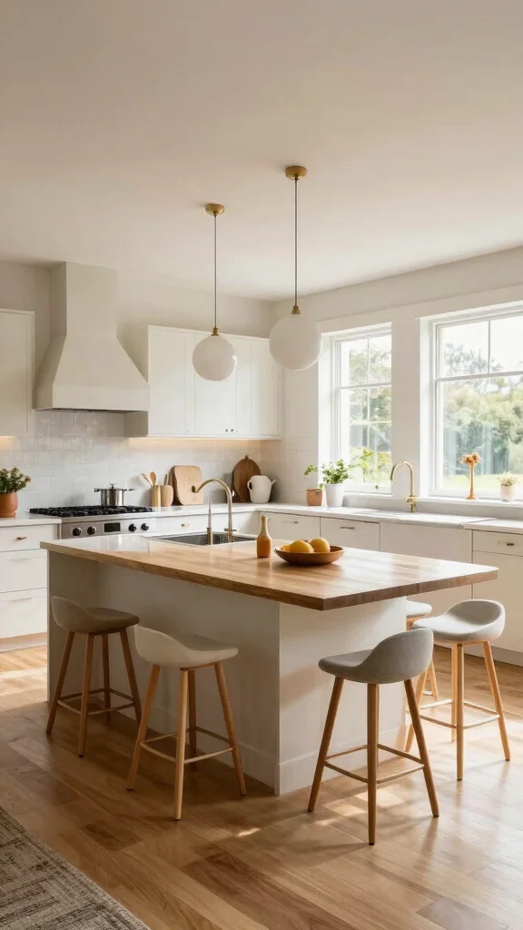 18 U-Shaped Kitchen Design Ideas: Functional Layout & Style Tips - 7. Open Concept Flow 1