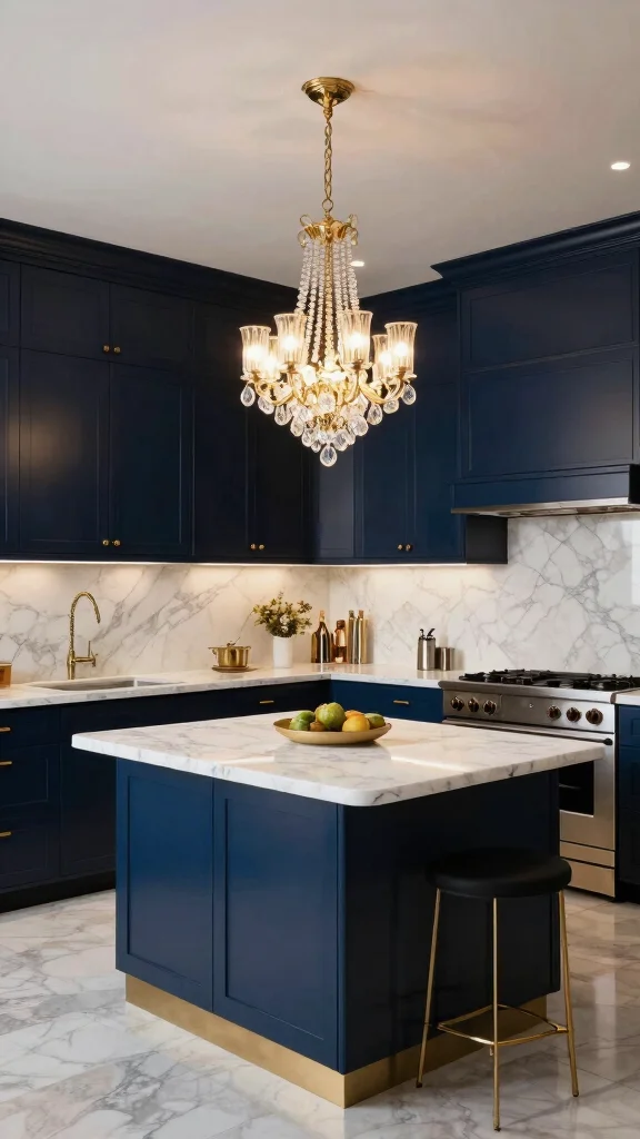 18 U-Shaped Kitchen Design Ideas: Functional Layout & Style Tips - 8. Luxurious Touches 1