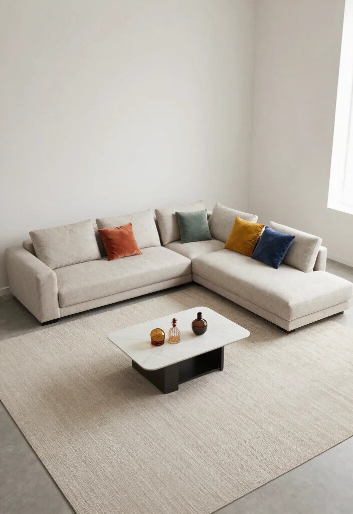 18 Ways to Arrange Furniture in a Small Living Room - 13. Choose Modular Pieces 1