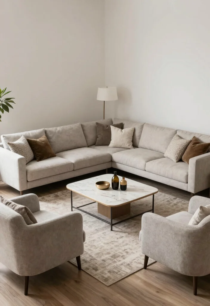 18 Ways to Arrange Furniture in a Small Living Room - 17. Reconsider Seating Arrangements 1