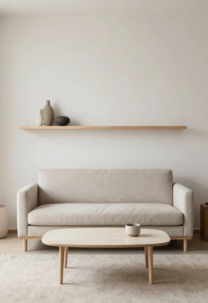 18 Ways to Arrange Furniture in a Small Living Room - 9. Keep it Minimal 1