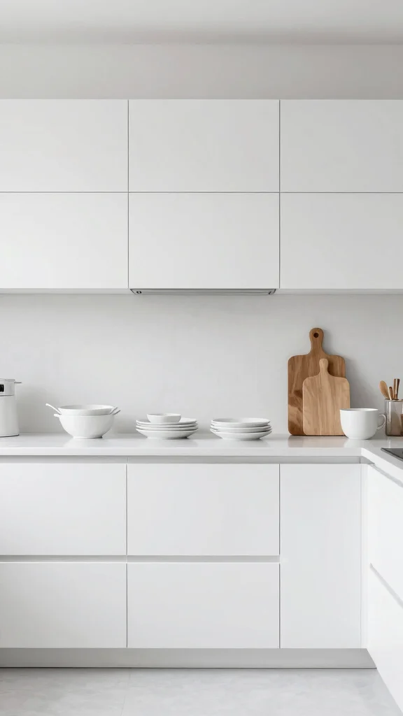 18 White Kitchen Design Ideas: Clean, Bright, and Timeless - 16. White-on-White Textures 1