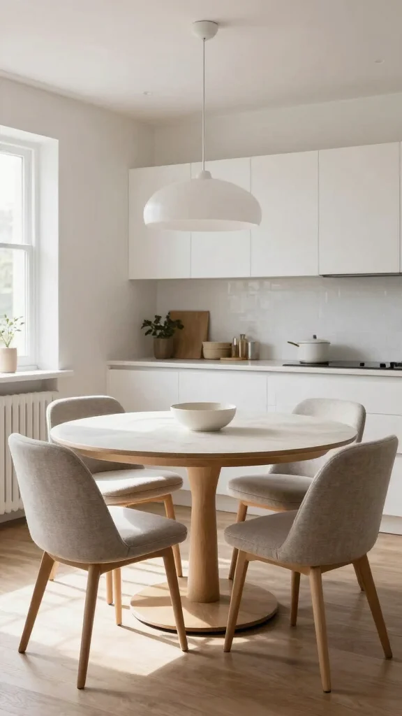 18 White Kitchen Design Ideas: Clean, Bright, and Timeless - 18. Inviting Dining Areas 1