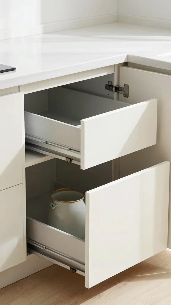 18 White Kitchen Design Ideas: Clean, Bright, and Timeless - 7. Smart Storage Solutions 1