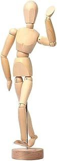 8 Inch Artists Wooden Manikin Flexible Body Joints Human Figure Puppet M...