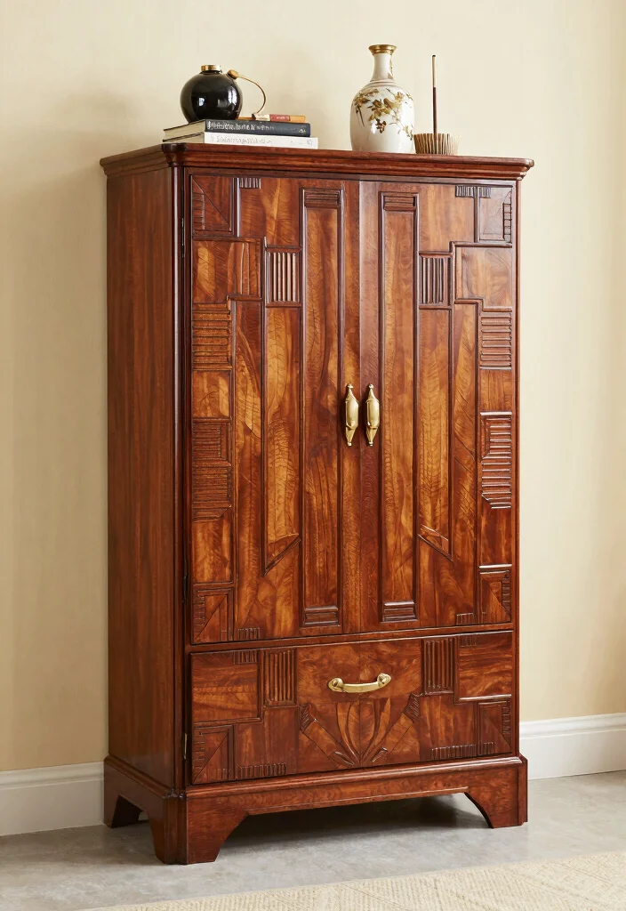 19 Art Deco 1920s Living Room Furniture Ideas - 12. Distinctive Armoires 1
