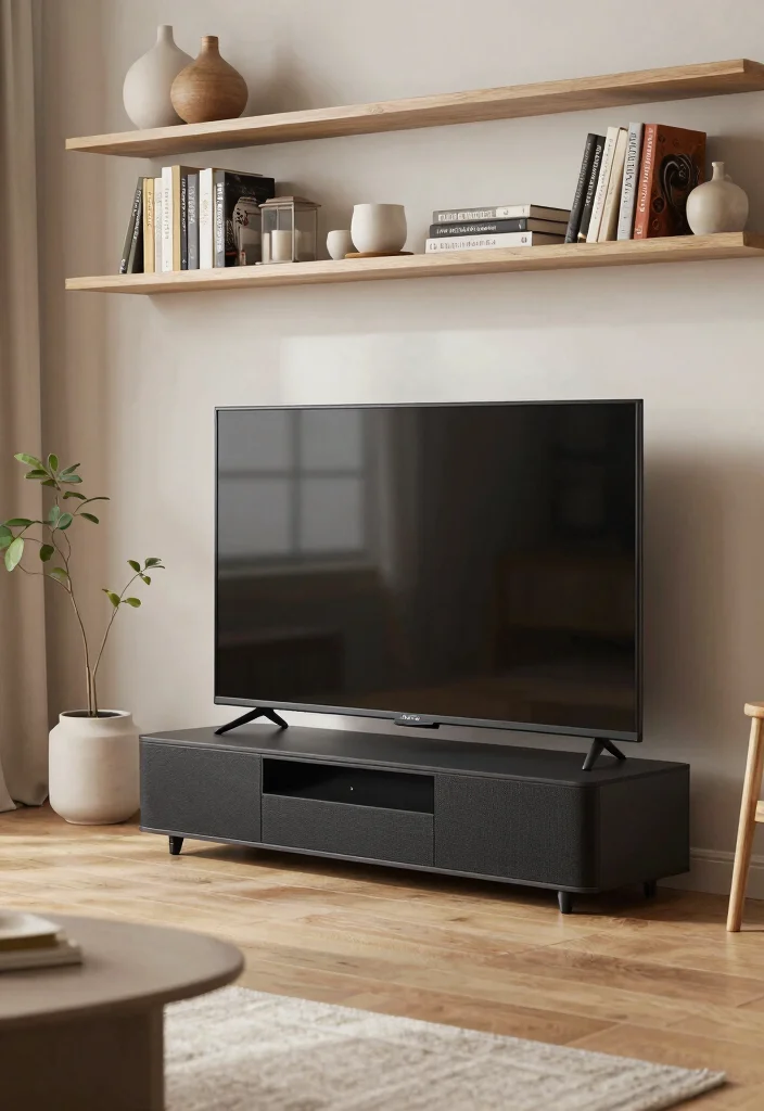 19 Best Furniture for a Small Living Room - 13. Compact Media Center 1