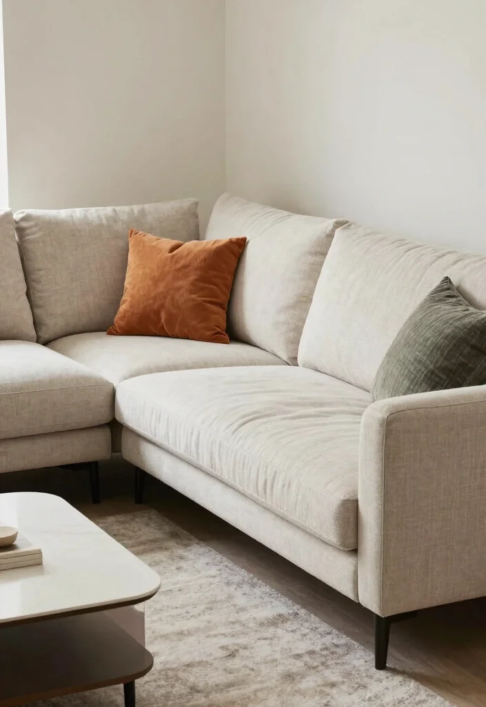 19 Best Furniture for a Small Living Room - 18. Reversible Sectional Couch 1